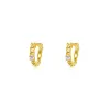 Yellow Gold Cuban Diamond Earrings *ONLINE EXCLUSIVE* sold by Meira T