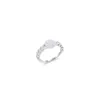 White Gold Filigree Disc Earring sold by Meira T