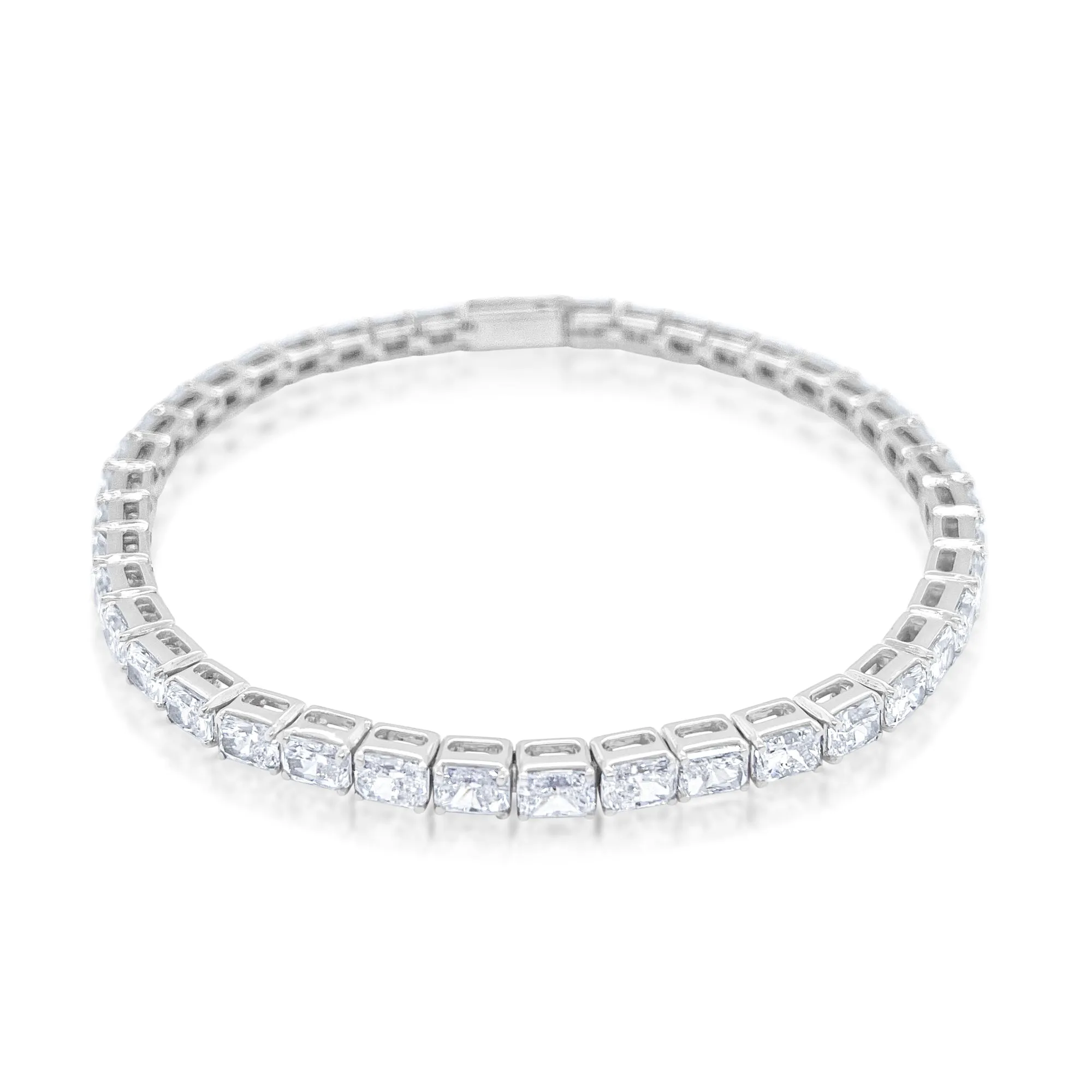 Lab Grown Radiant Tennis Bracelet | 8.5 cts sold by Meira T