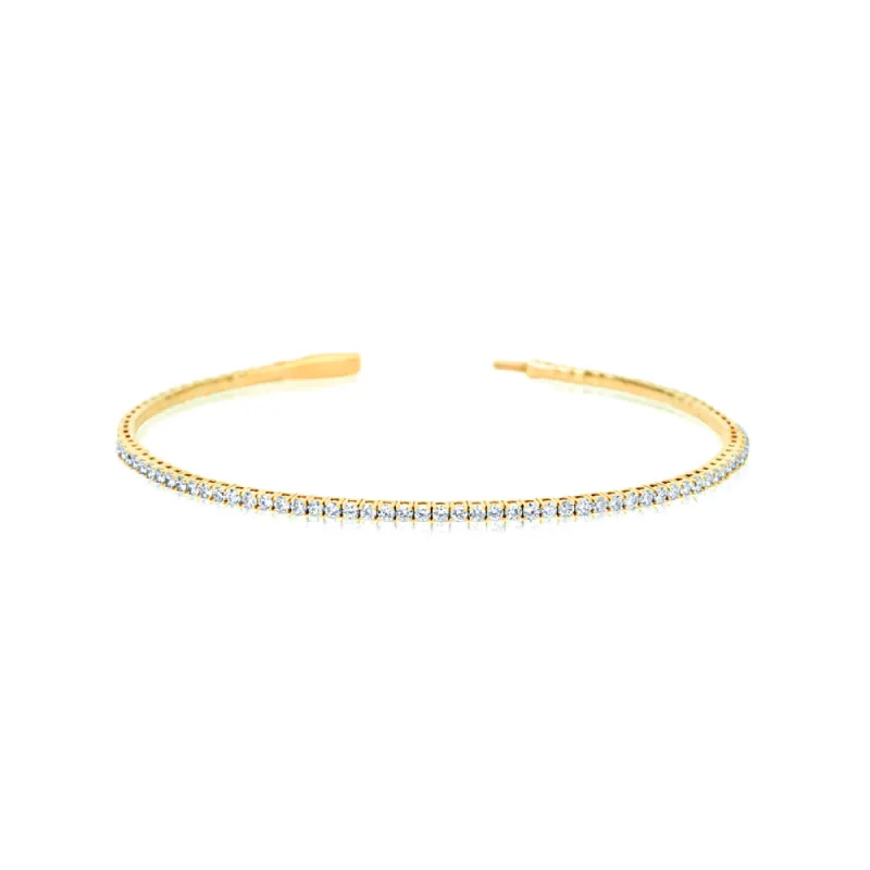 Lab Grown Tennis Bracelet | 1 Carat Flexible sold by Meira T