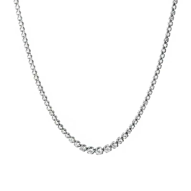 3 Carat Diamond Necklace sold by Meira T