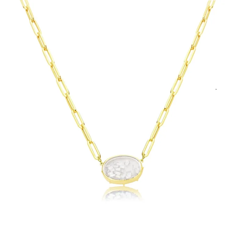 Yellow Gold Shaker Necklace sold by Meira T