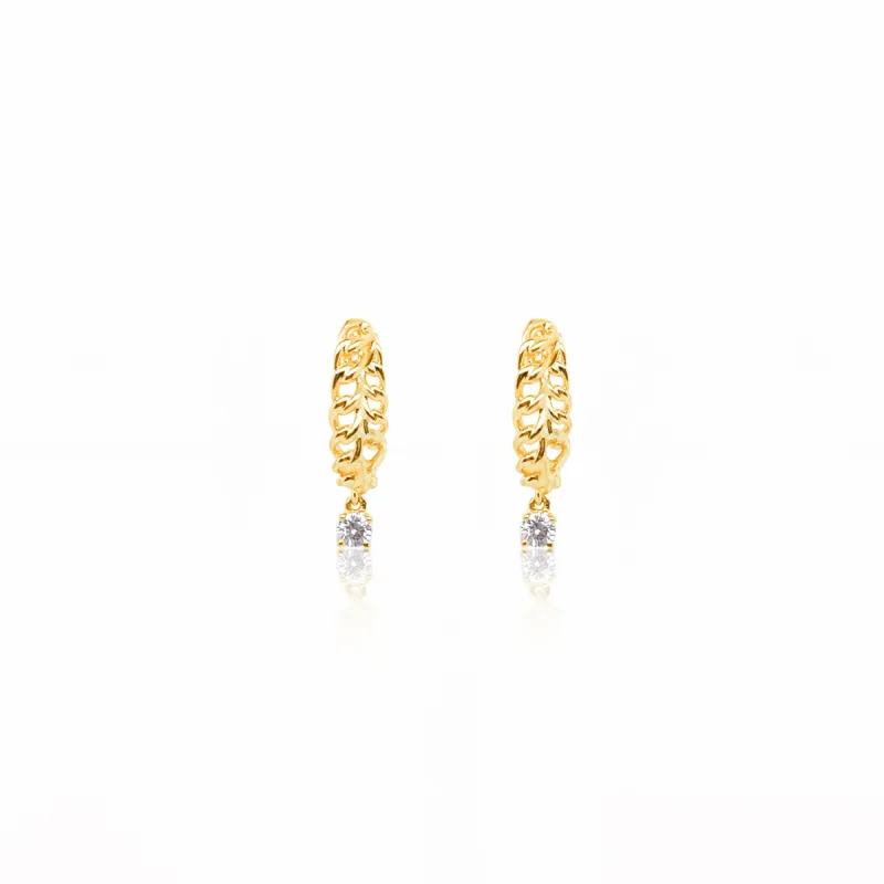 Yellow Gold Diamond Earrings *ONLINE EXCLUSIVE* sold by Meira T
