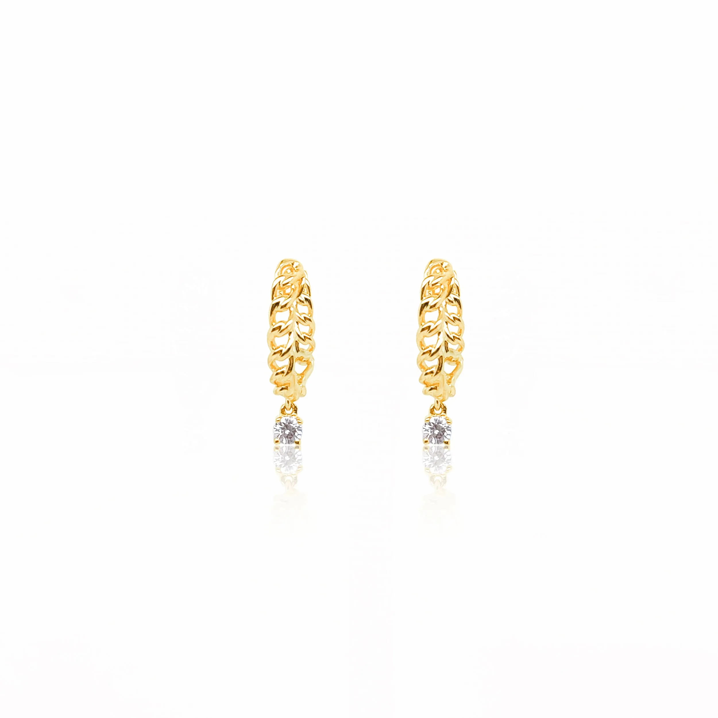 Yellow Gold Diamond Earrings *ONLINE EXCLUSIVE* sold by Meira T