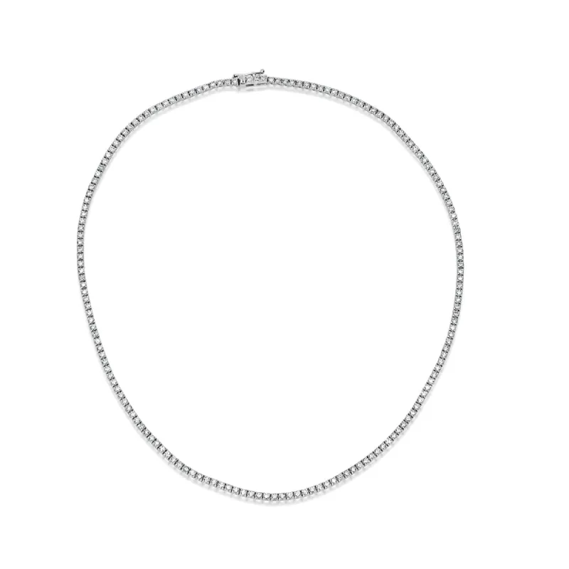 Lab Grown 4.75 ct Diamond Tennis Necklace sold by Meira T