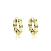 Yellow Gold Bamboo Hoops sold by Meira T
