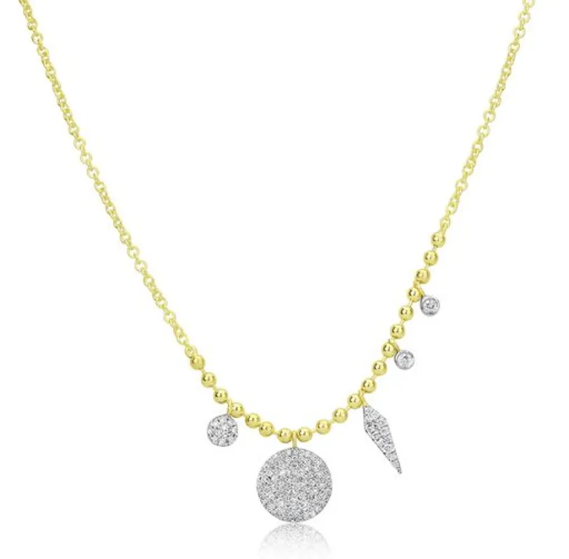 Spot Chain with Pave Charms sold by Meira T