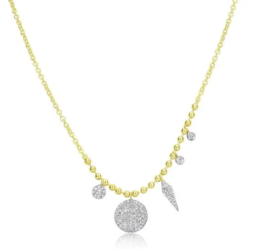 Spot Chain with Pave Charms sold by Meira T