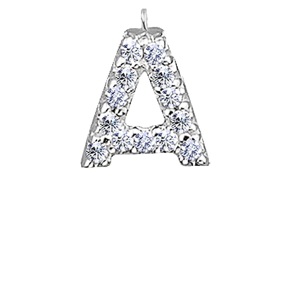 Small Initial Diamond A sold by Meira T