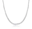 Graduated Bezel Tennis Necklace ONLINE EXCLUSIVE sold by Meira T