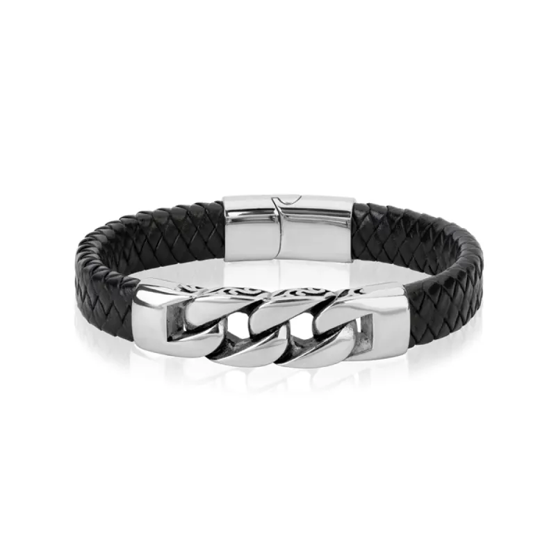 Chunky Stainless Steel Bracelet sold by Meira T