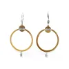 Brushed Gold Earring sold by Meira T