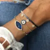 Blue Sapphire Diamond Disk Bracelet sold by Meira T