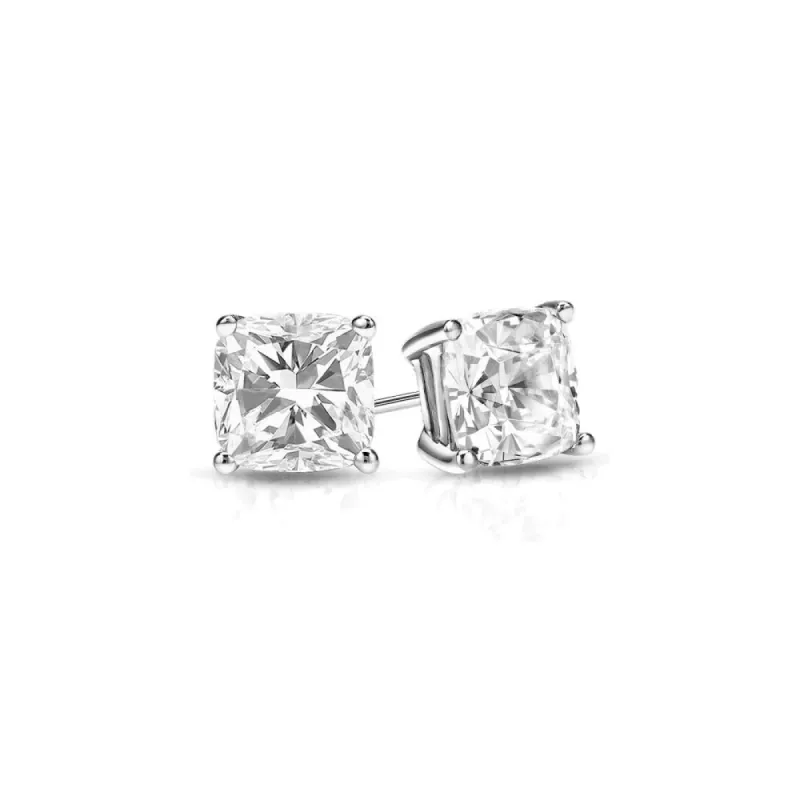 3.82 Cushion Carat Stud | Lab Grown Diamond *ONLINE EXCLUSIVE* sold by Meira T