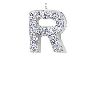Small Initial Diamond R sold by Meira T