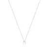 Gold and Diamond Hebrew Initial Necklace sold by Meira T