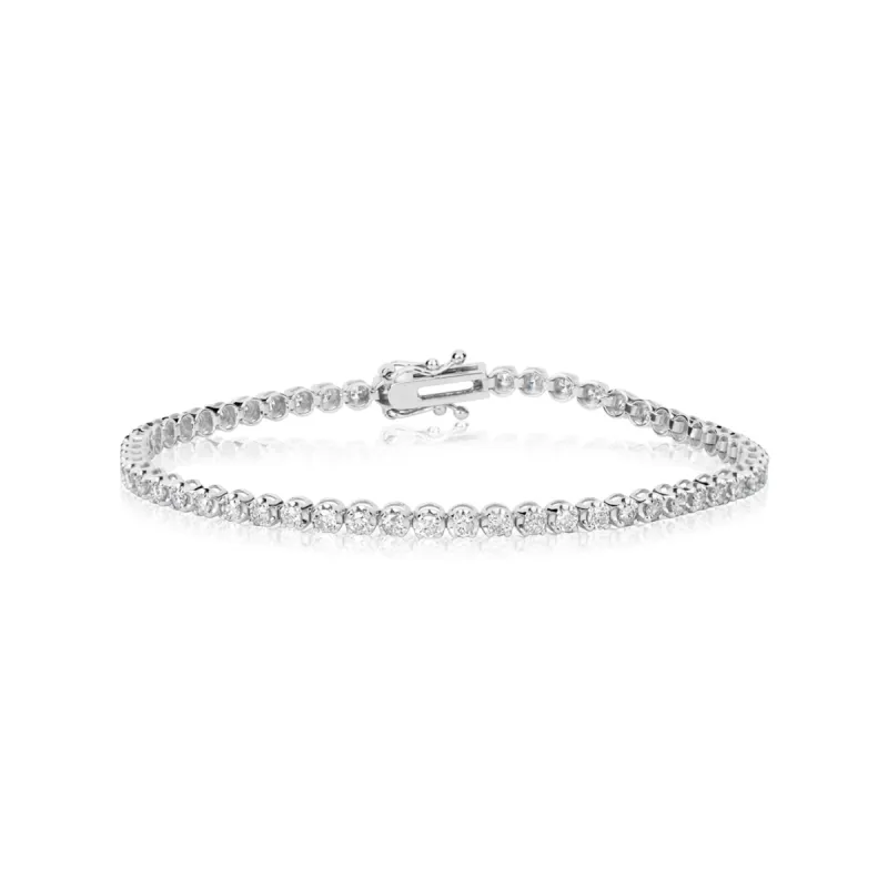 Classic Diamond Tennis Bracelet 2 ct sold by Meira T