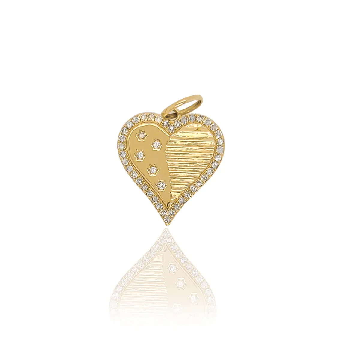 Diamond Heart Charm sold by Meira T