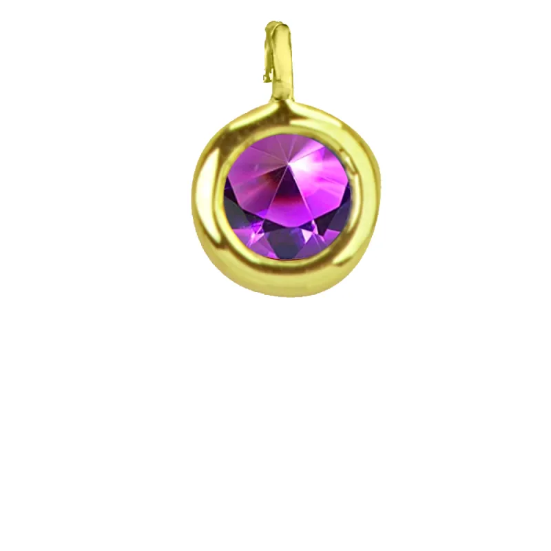 Yellow Gold and Amethyst Bezel sold by Meira T