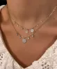 Paperclip Necklace with Diamond Bezels and Diamond Centers sold by Meira T