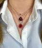 Watermelon Tourmaline Rose Gold Necklace (Online Exclusive) sold by Meira T