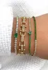 .92cts Yellow Gold Diamond and Emerald Bracelet *ONLINE EXCLUSIVE* sold by Meira T