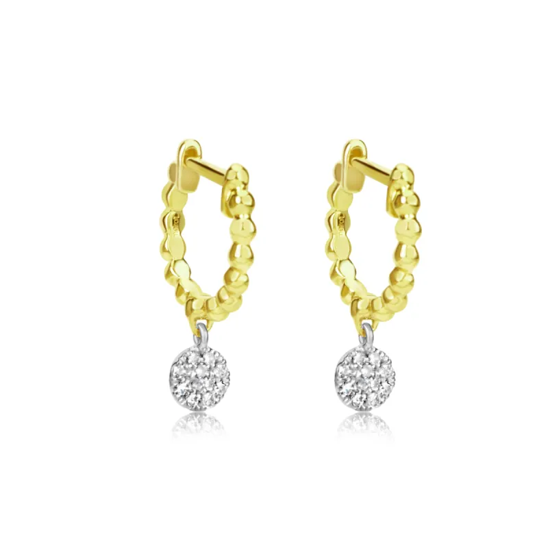 Spot Huggies with Diamond Charm sold by Meira T