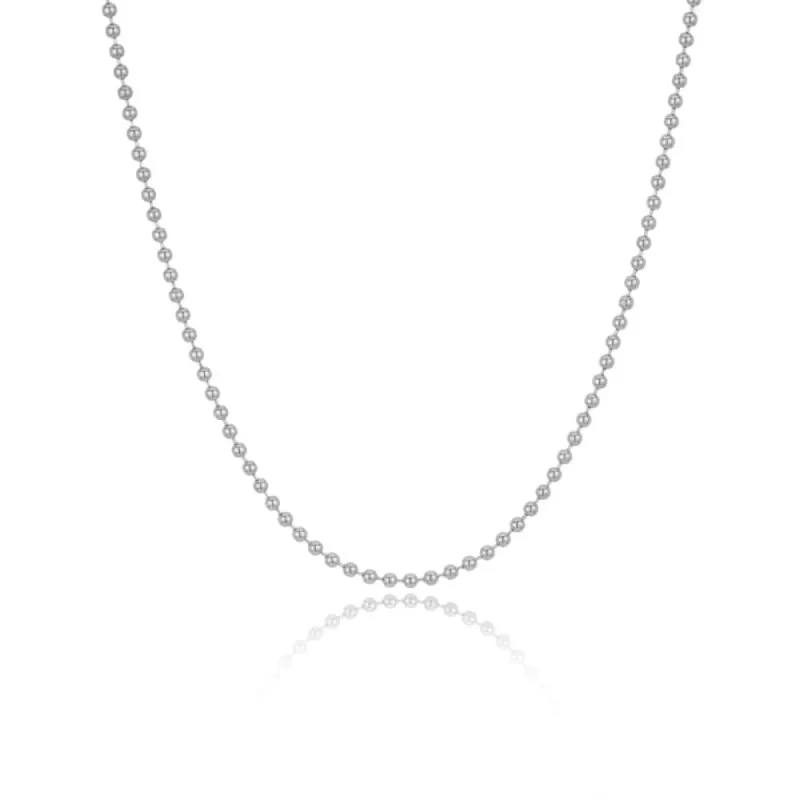 White Gold Spot Chain Necklace sold by Meira T