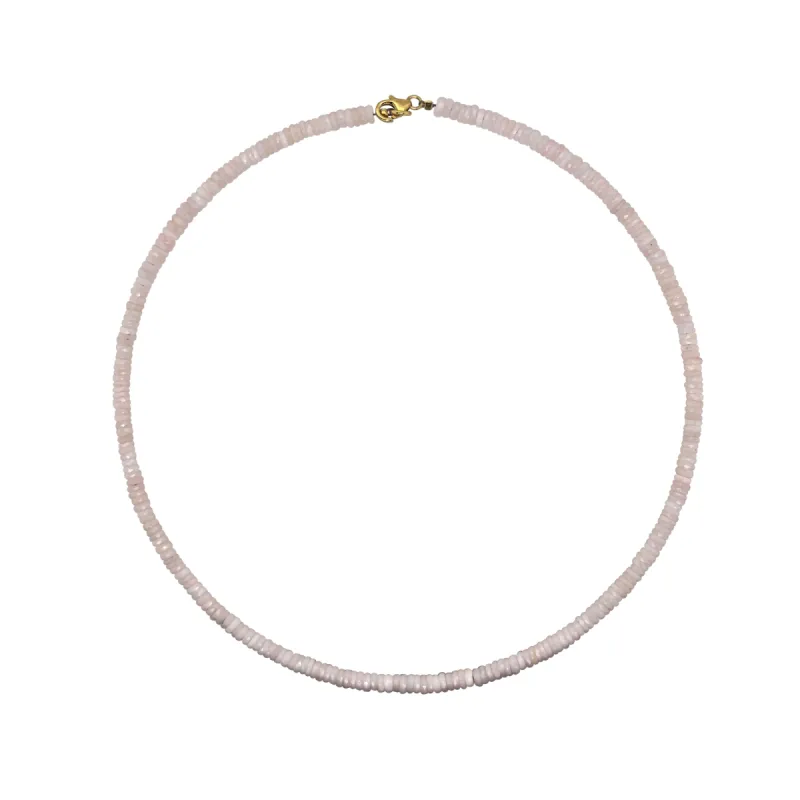 Iridescent Pink Opal Necklace sold by Meira T