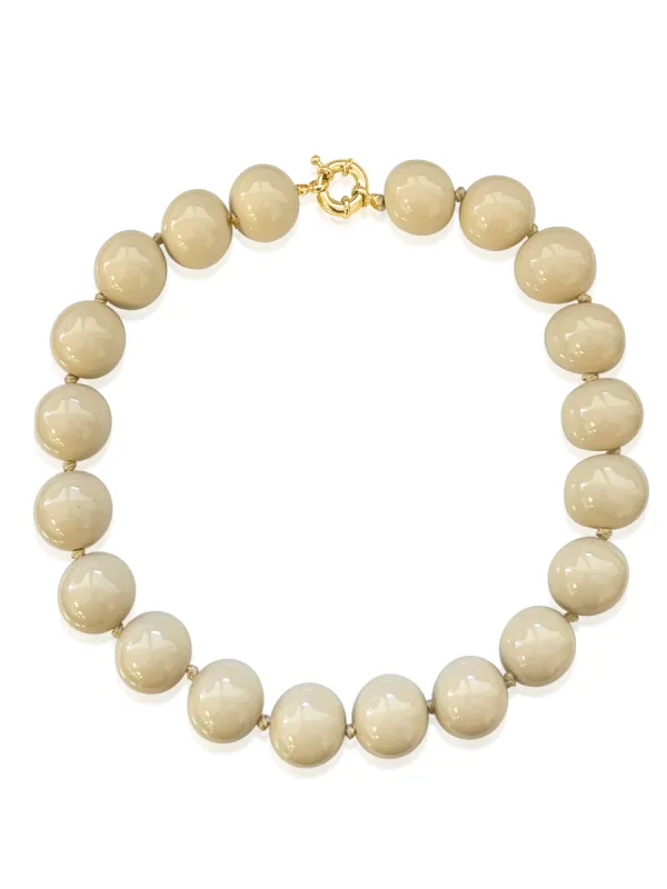 Resin Sphere Necklace in Ivory sold by Meira T