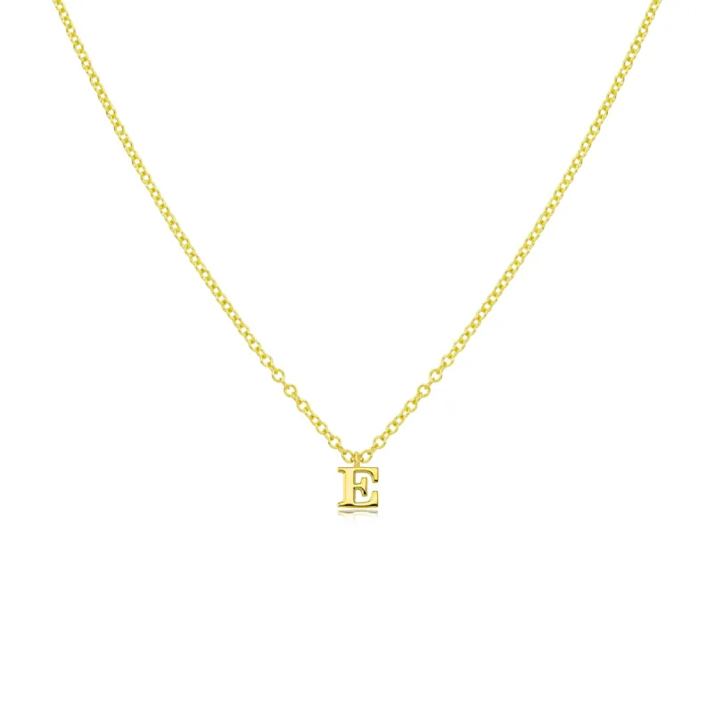 Gold Initial Necklace sold by Meira T