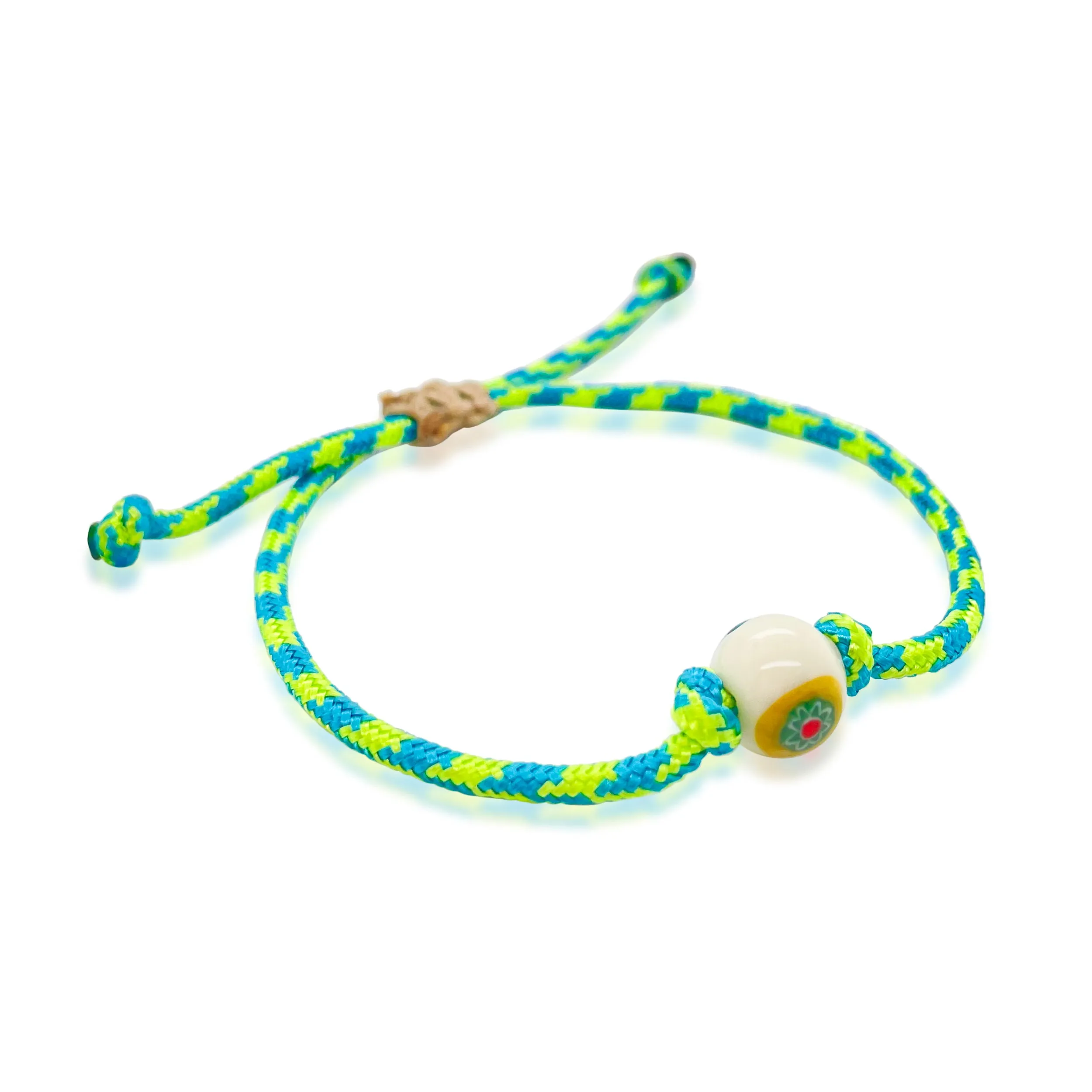 Love Bead with Parachute Chord Bracelet sold by Meira T
