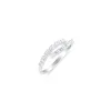 White Gold and Diamond Twist Ring sold by Meira T
