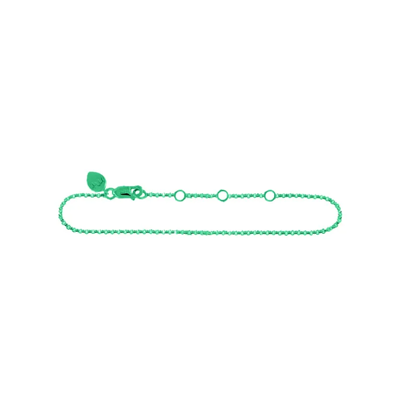 Electric Green Anklet sold by Meira T