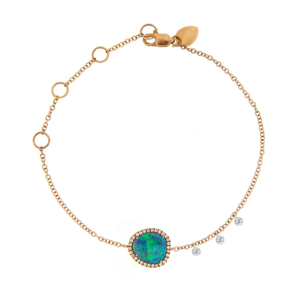 Rose Gold Signature Opal Bracelet sold by Meira T