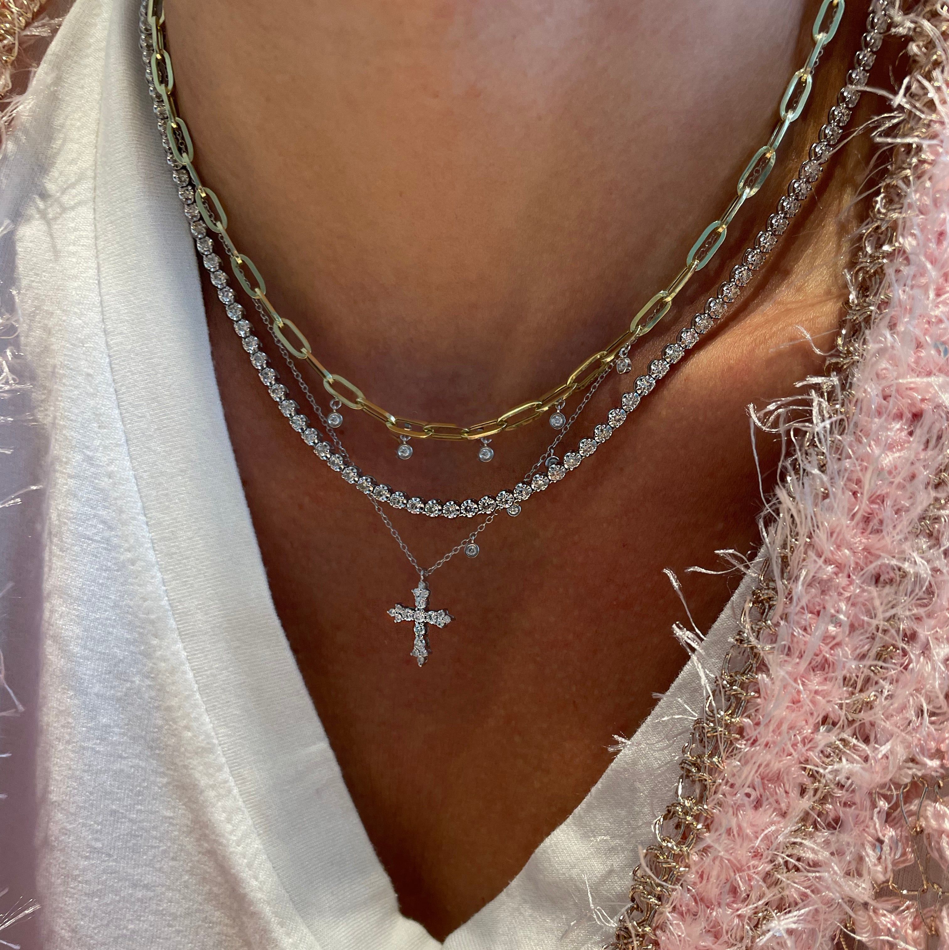 5 Carat Diamond Tennis Necklace - ONLINE EXCLUSIVE sold by Meira T product image thumbnail 3