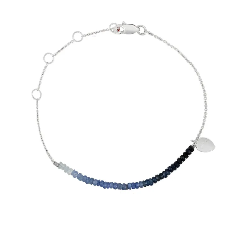 Signature Blue Sapphire Beaded Bracelet sold by Meira T