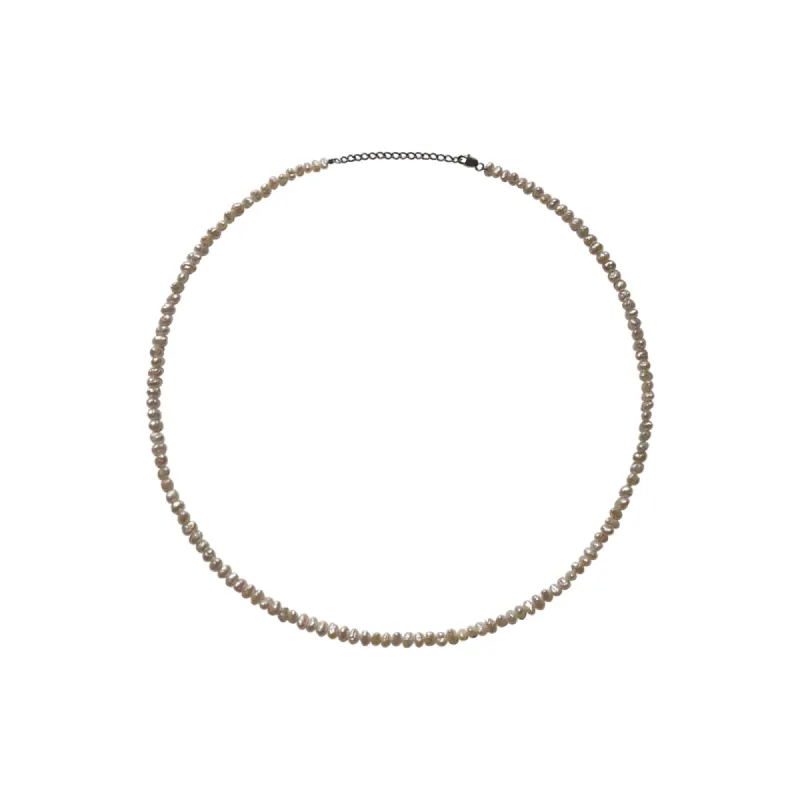 Organic Shaped Freshwater Round Pearl Layering Necklace sold by Meira T