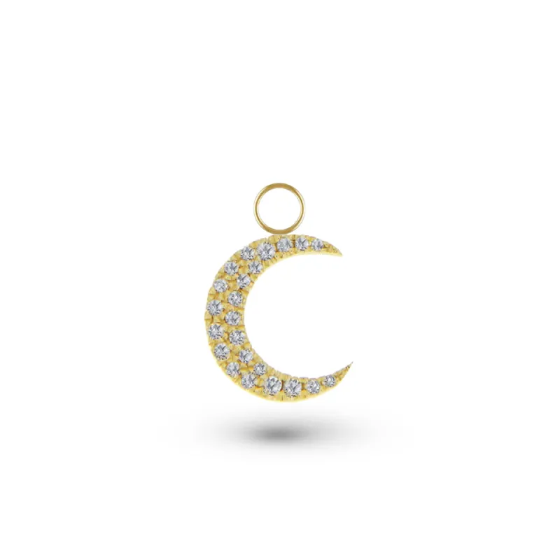 Diamond Moon Charm sold by Meira T
