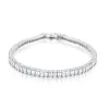 Lab Grown Tennis Bracelet | 6 Carat Emerald Cut sold by Meira T