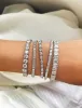 Lab Grown Tennis Bracelet | 6 Carat Emerald Cut sold by Meira T