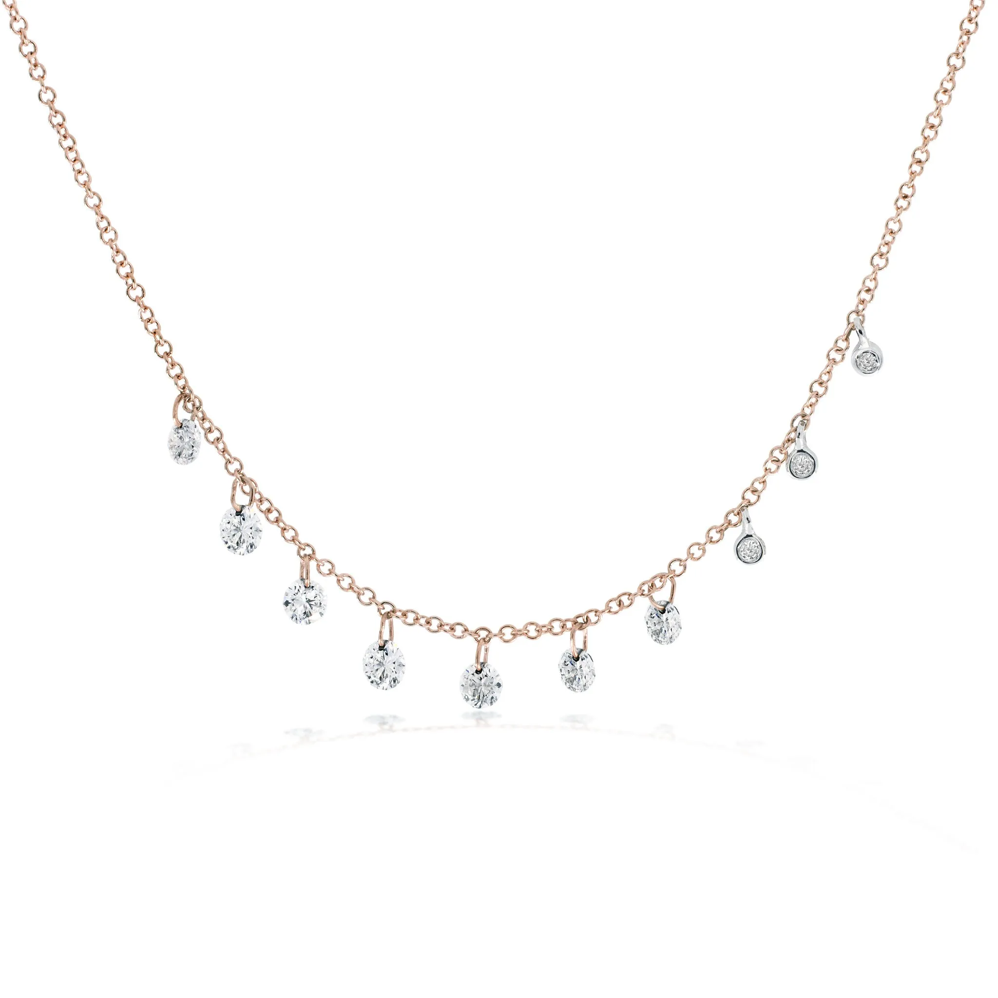 Meira T Drilled Diamond Necklace sold by Meira T
