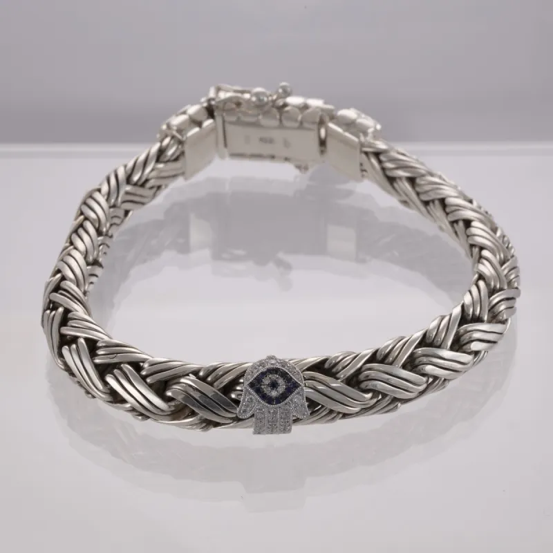 Chunky Chain Hamsa Bracelet sold by Meira T
