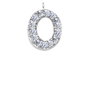 Small Initial Diamond O sold by Meira T