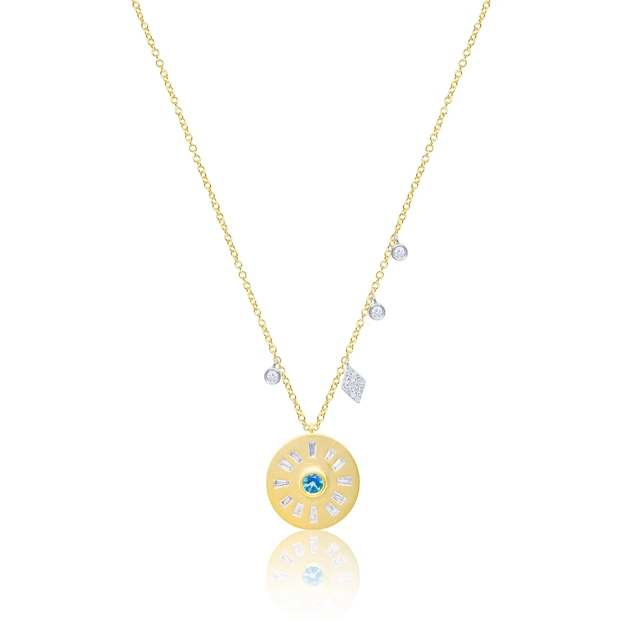 Yellow Gold Diamond Necklace sold by Meira T
