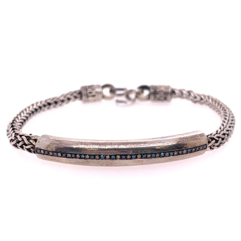 Brown & Blue Diamond Bracelet sold by Meira T