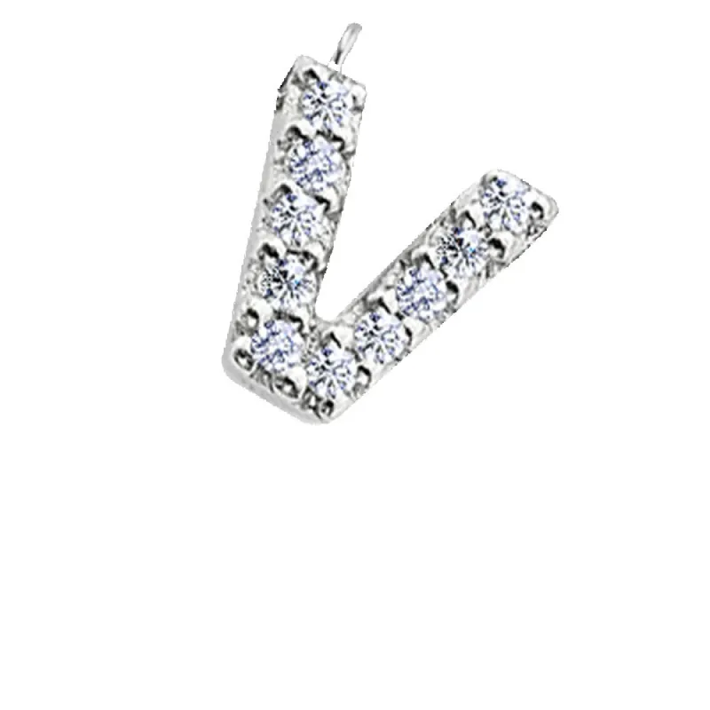 Small Initial Diamond V sold by Meira T