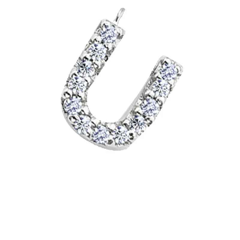 Small Initial Diamond U sold by Meira T