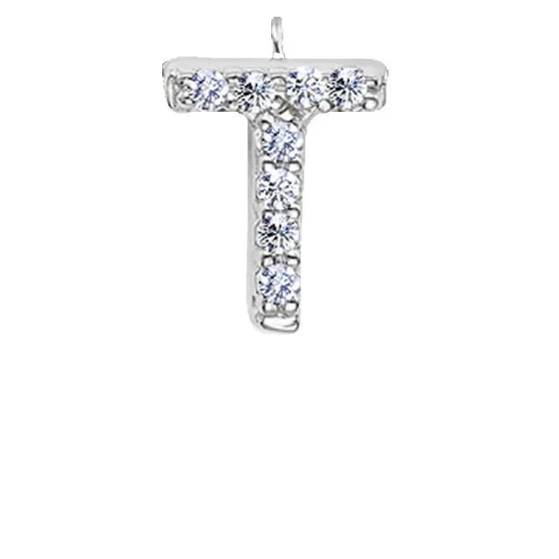 Small Initial Diamond T sold by Meira T