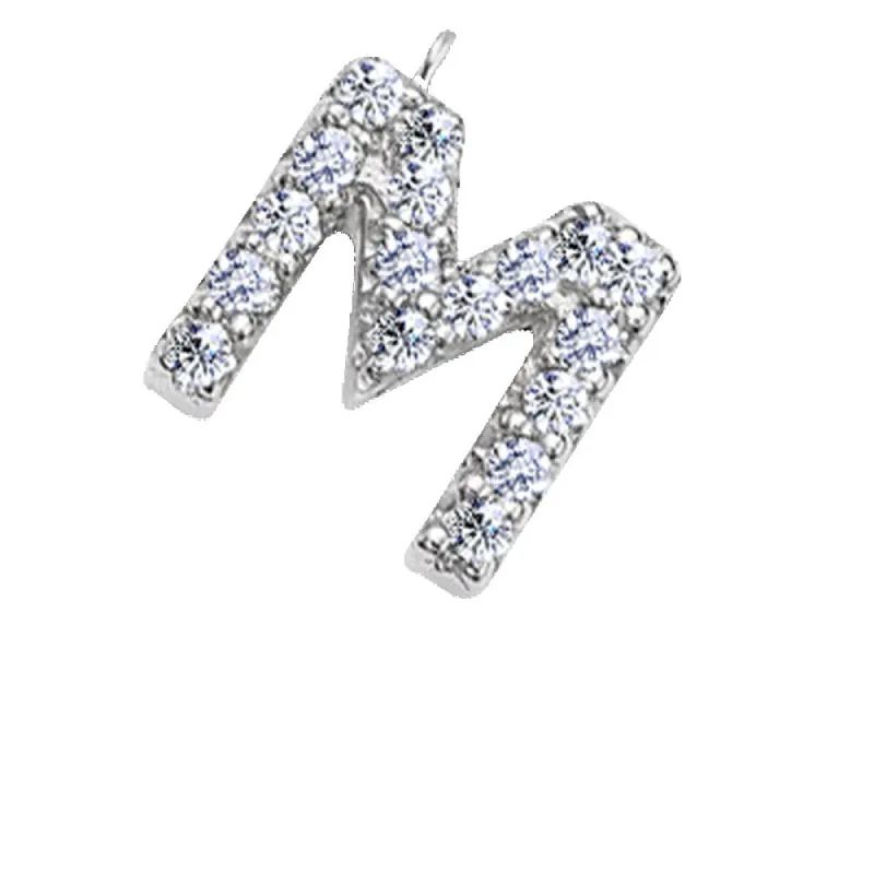Small Initial Diamond M sold by Meira T
